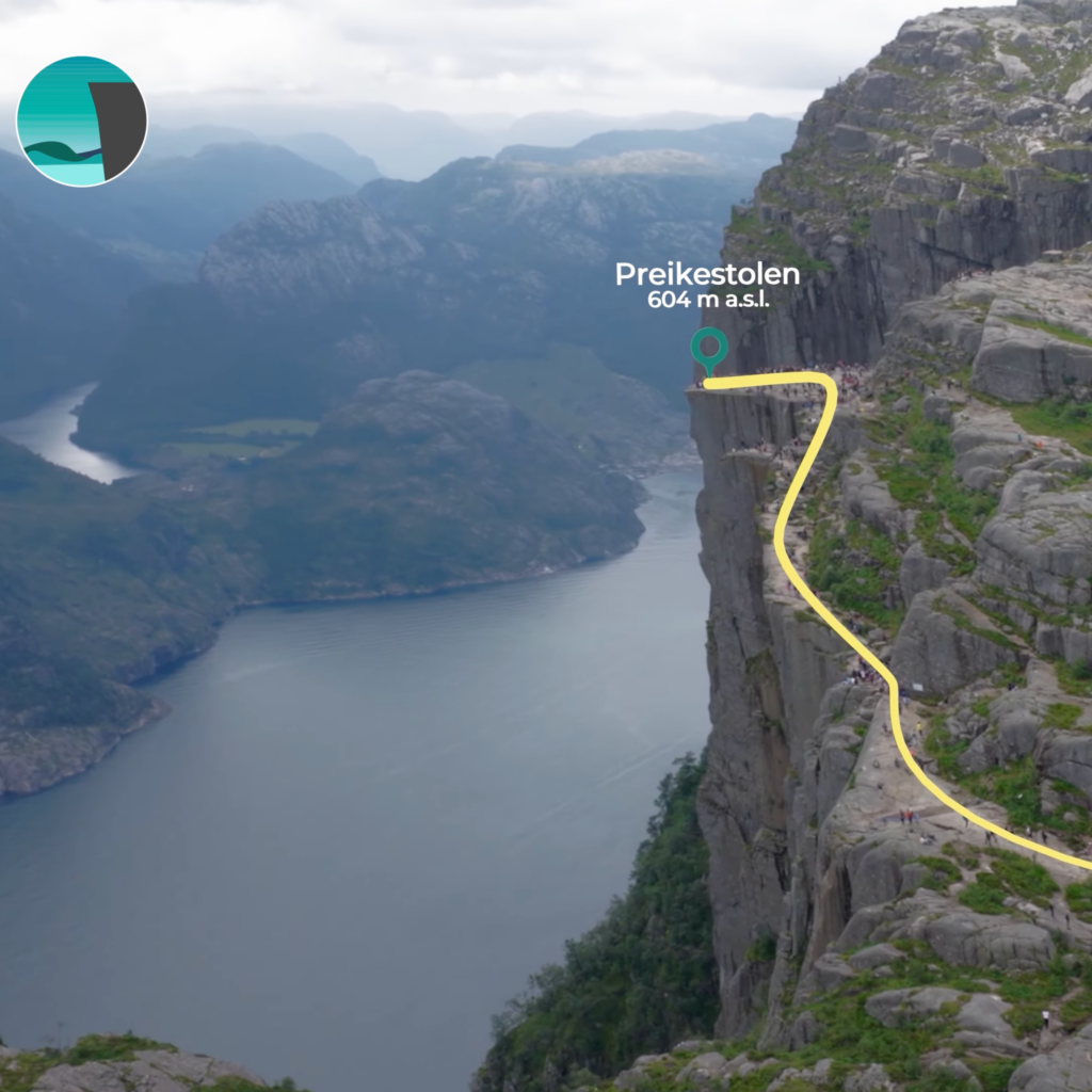 Preikestolen sti
