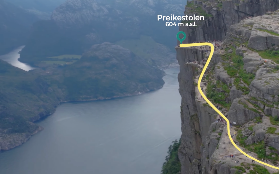 Preikestolen sti